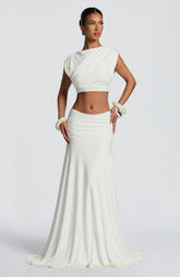 Paige Maxi Skirt - Ivory