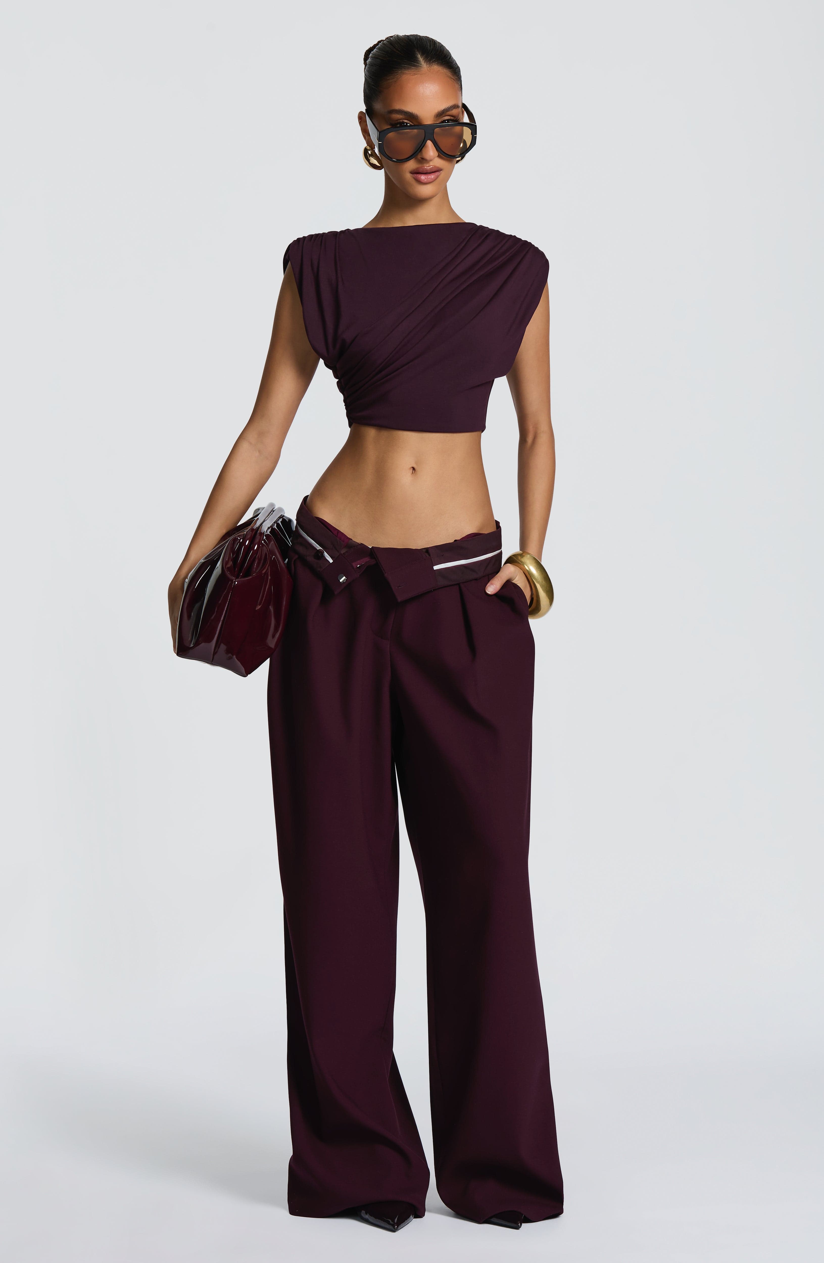 Amara Top - Plum