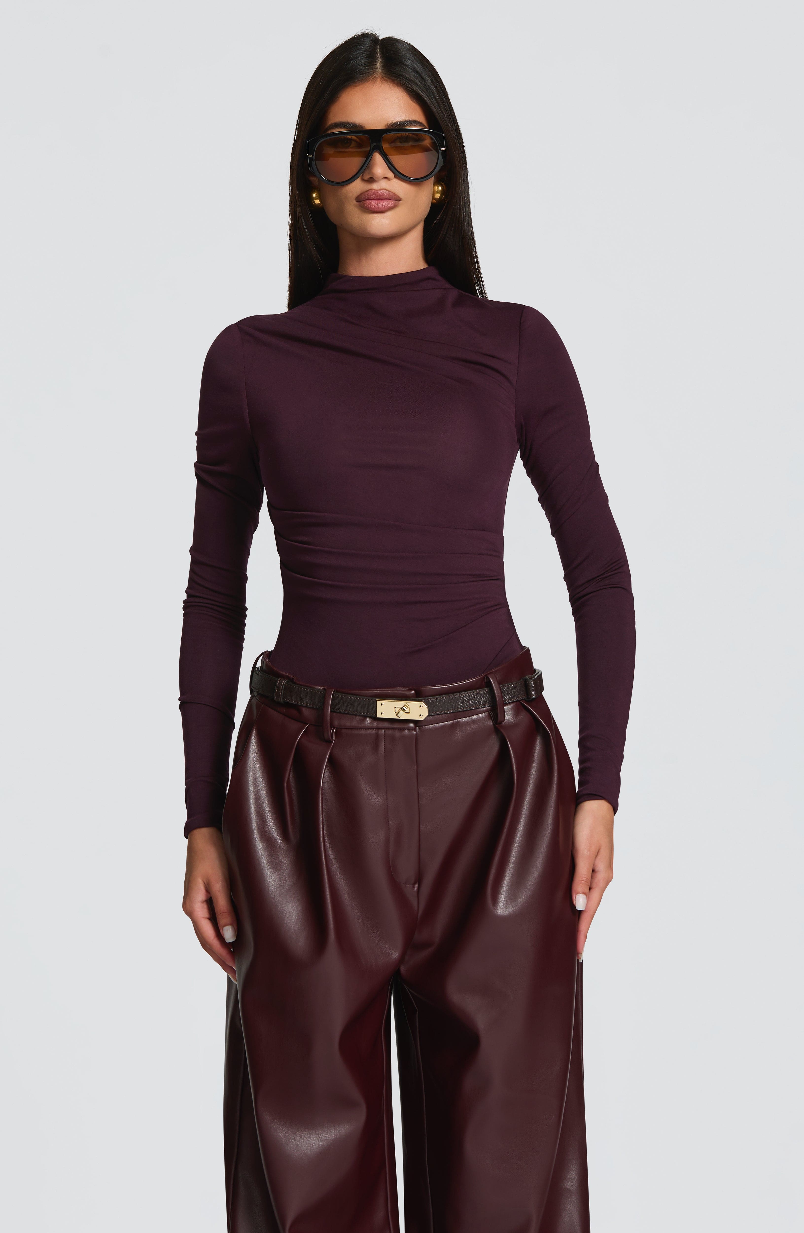 Glenda Pants - Plum