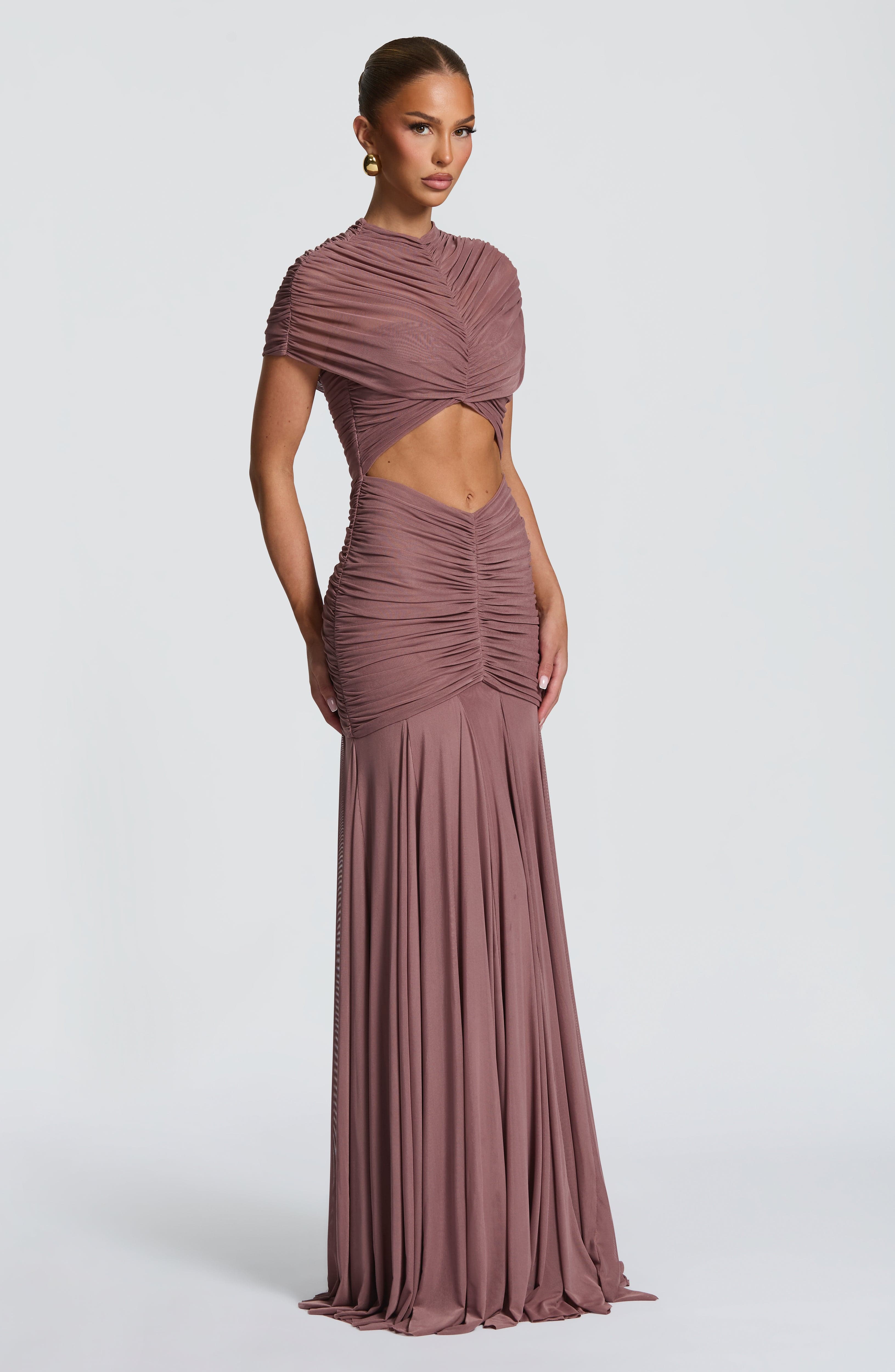 Jaya Maxi Dress - Dusty Rose