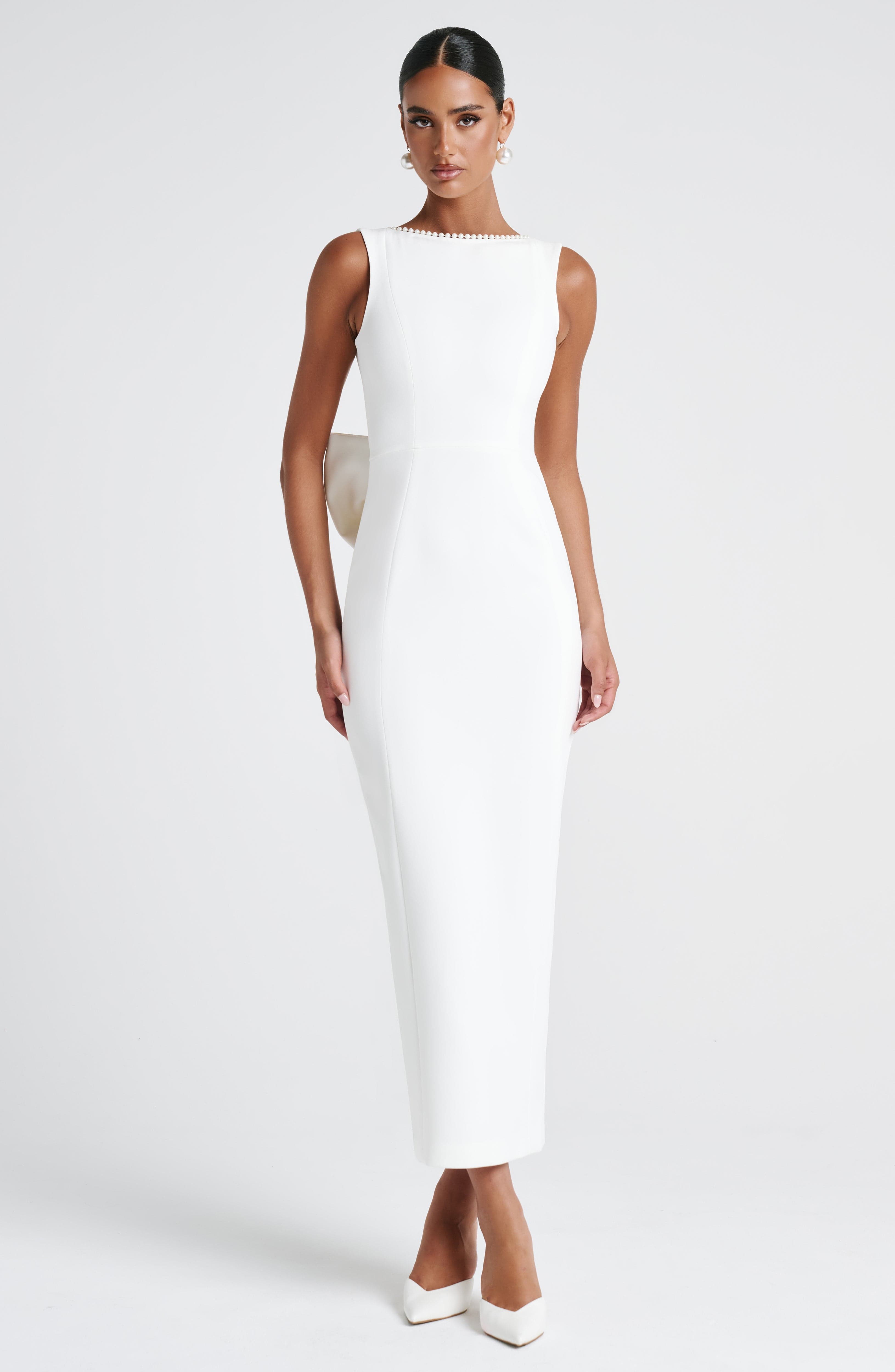 Lana Midaxi Dress - Ivory