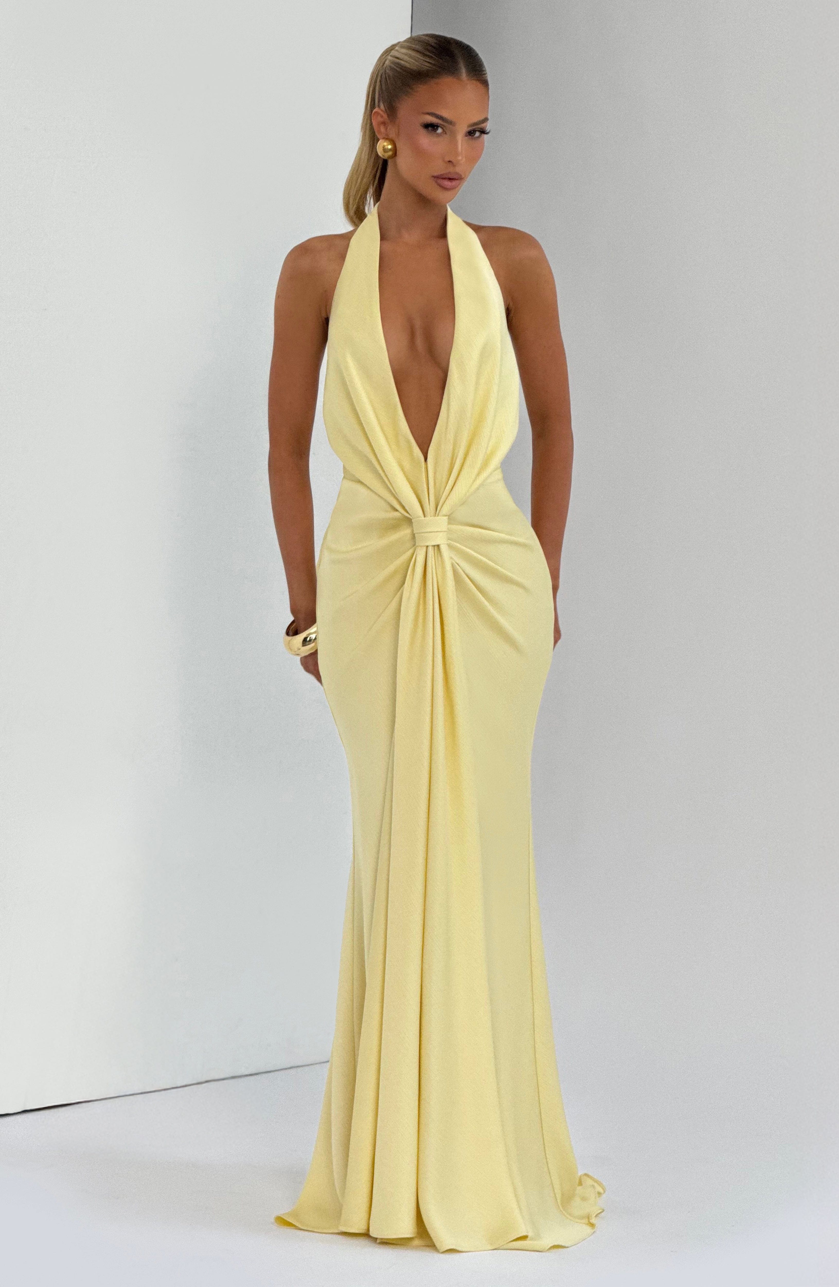 Linette Gown - Lemon