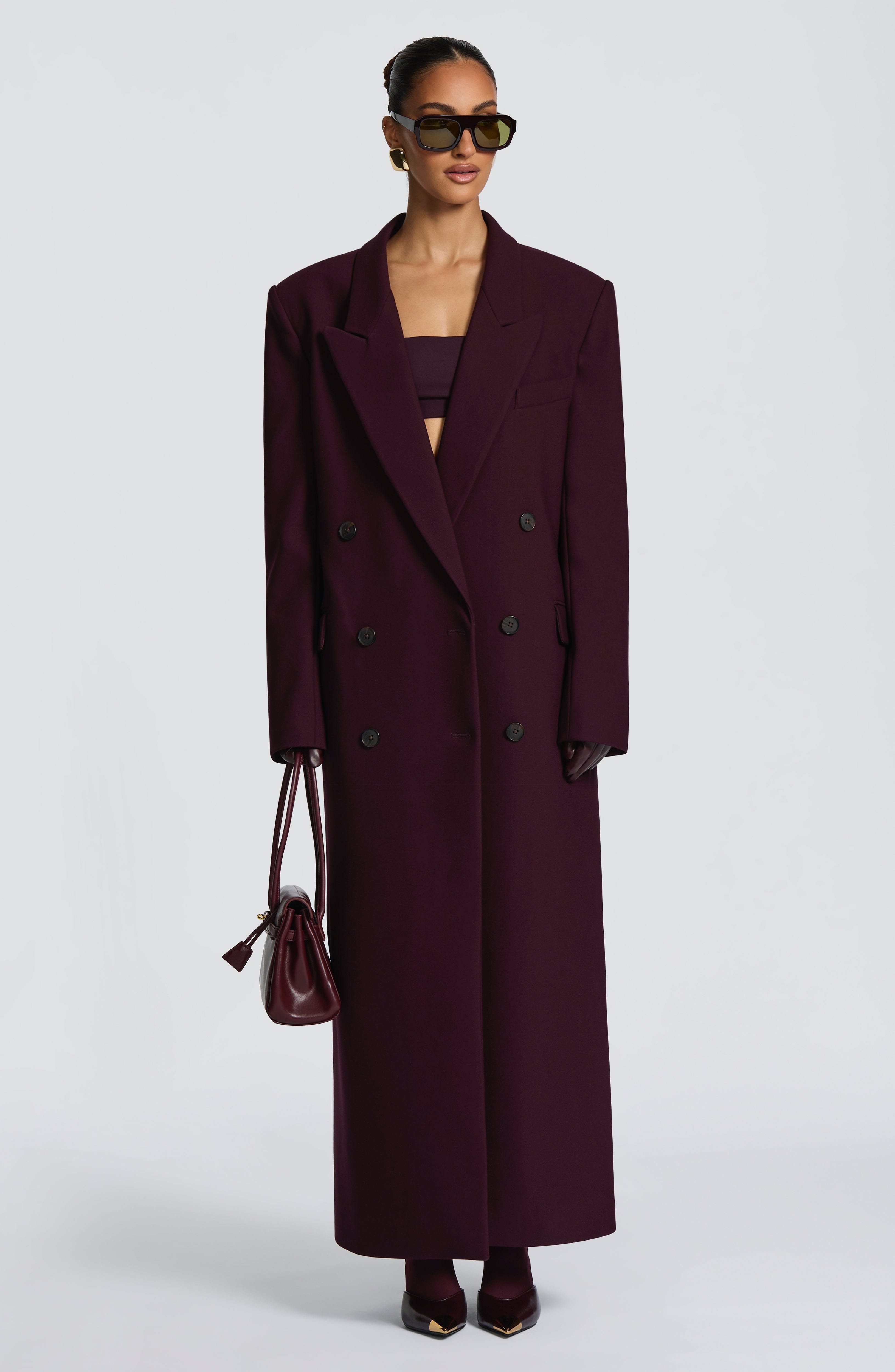 Michelle Coat - Plum