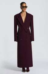 Michelle Coat - Plum
