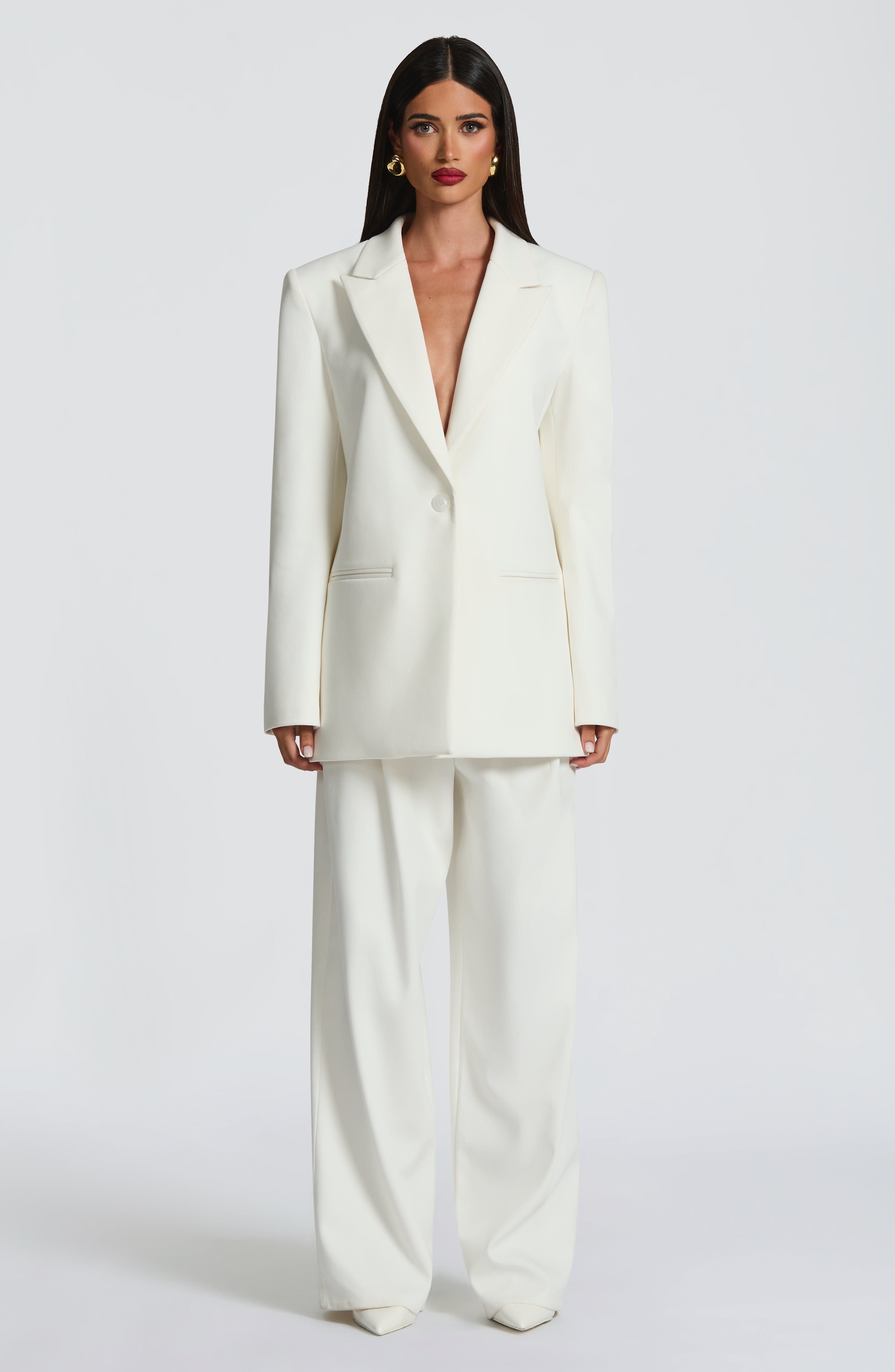 Reece Blazer - Ivory