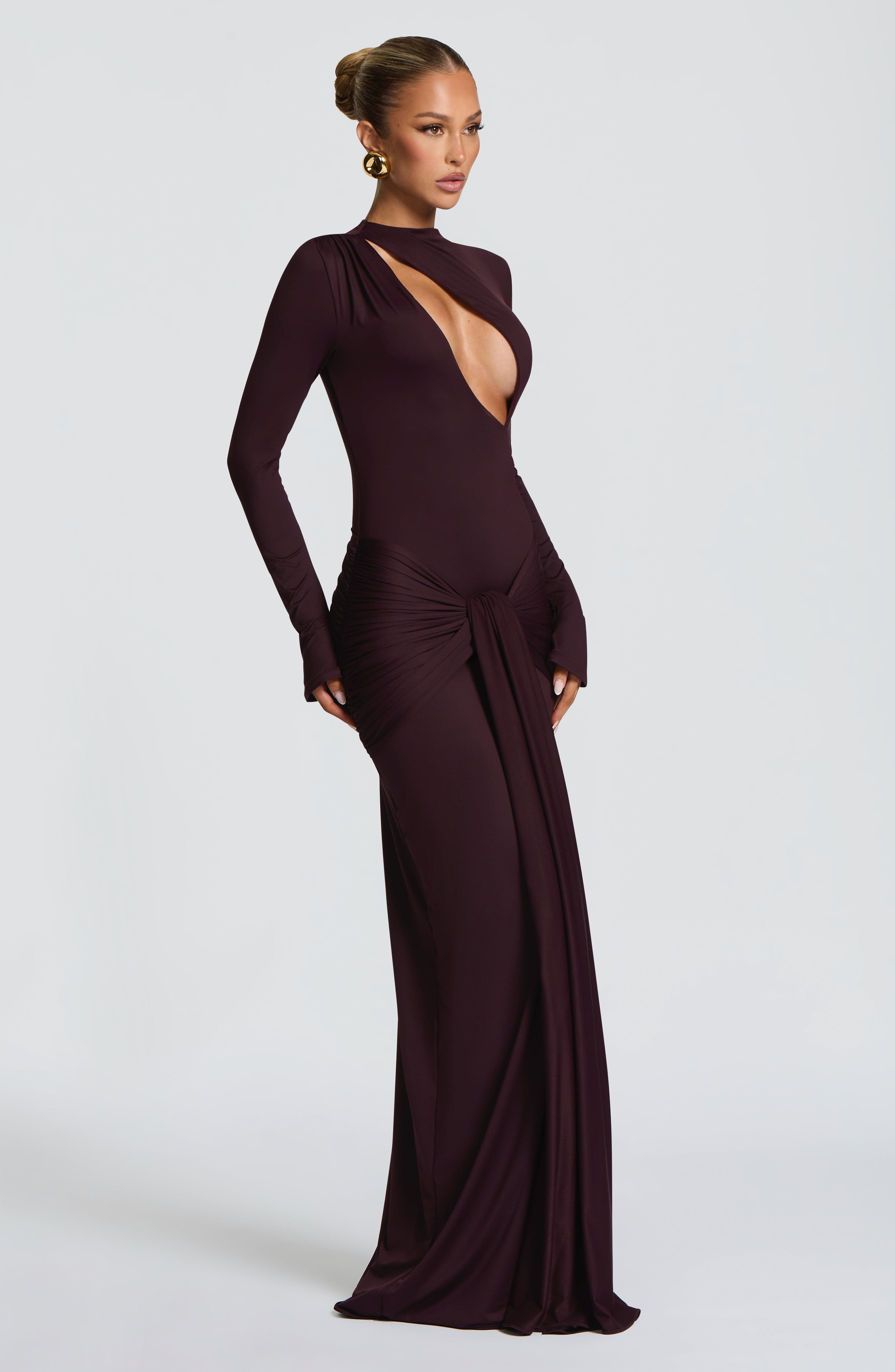 Tahnee Maxi Dress - Plum