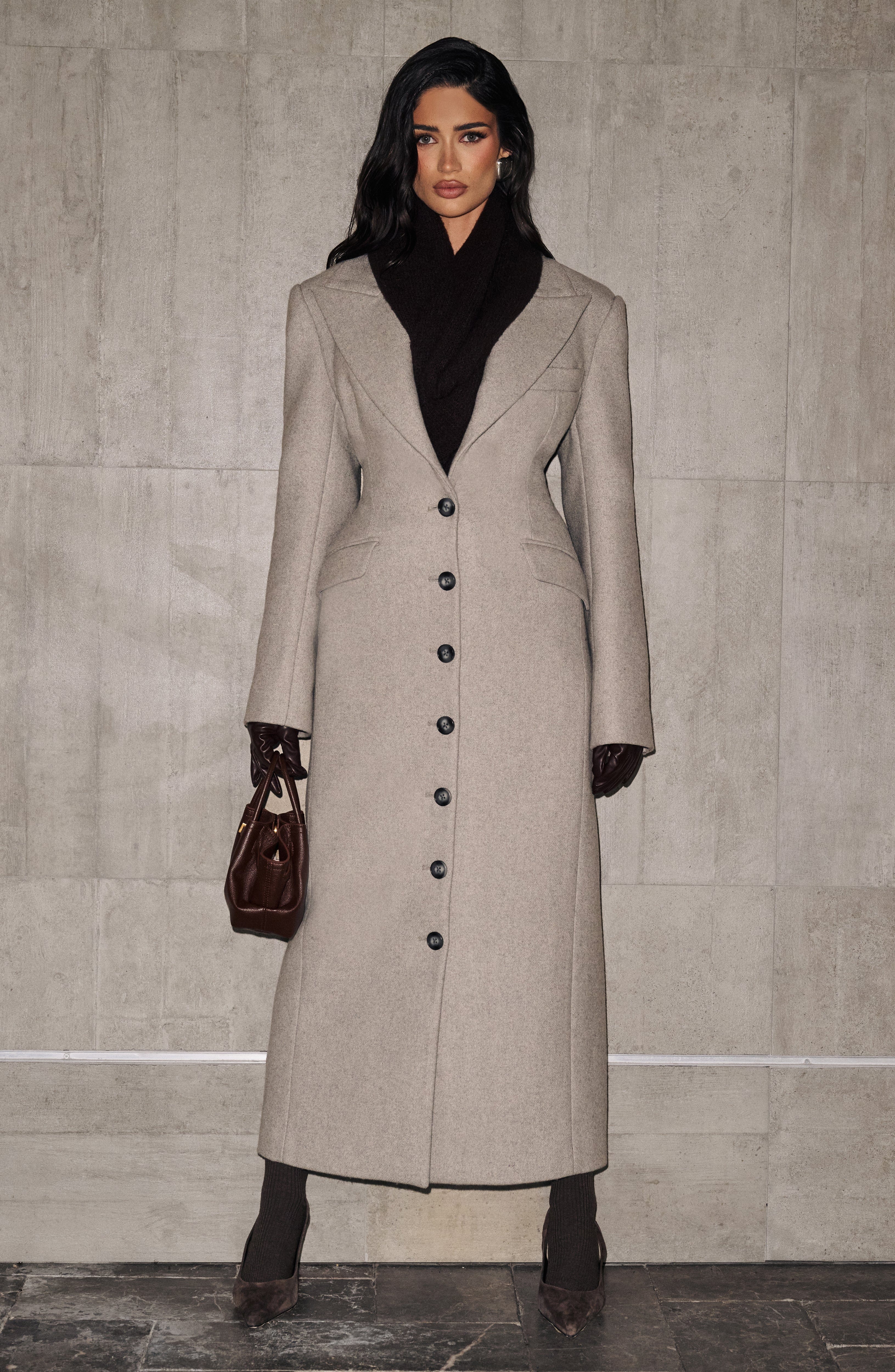 Ursula Coat - Light Grey
